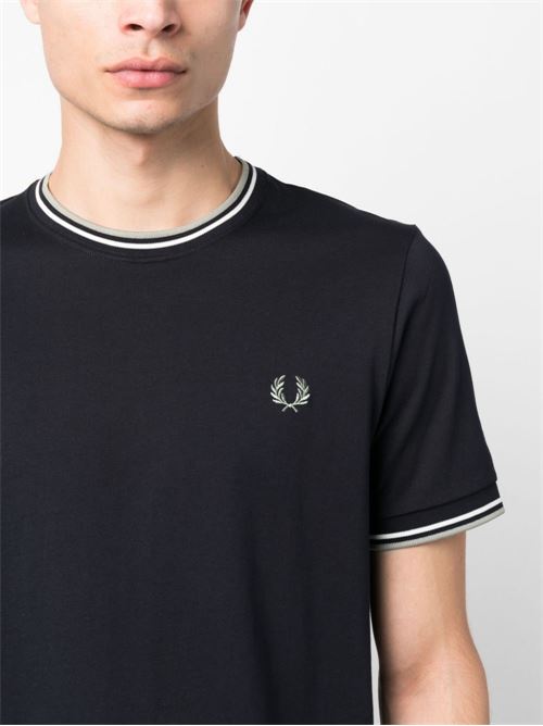 T shirt uomo in cotone FRED PERRY | M1588R87